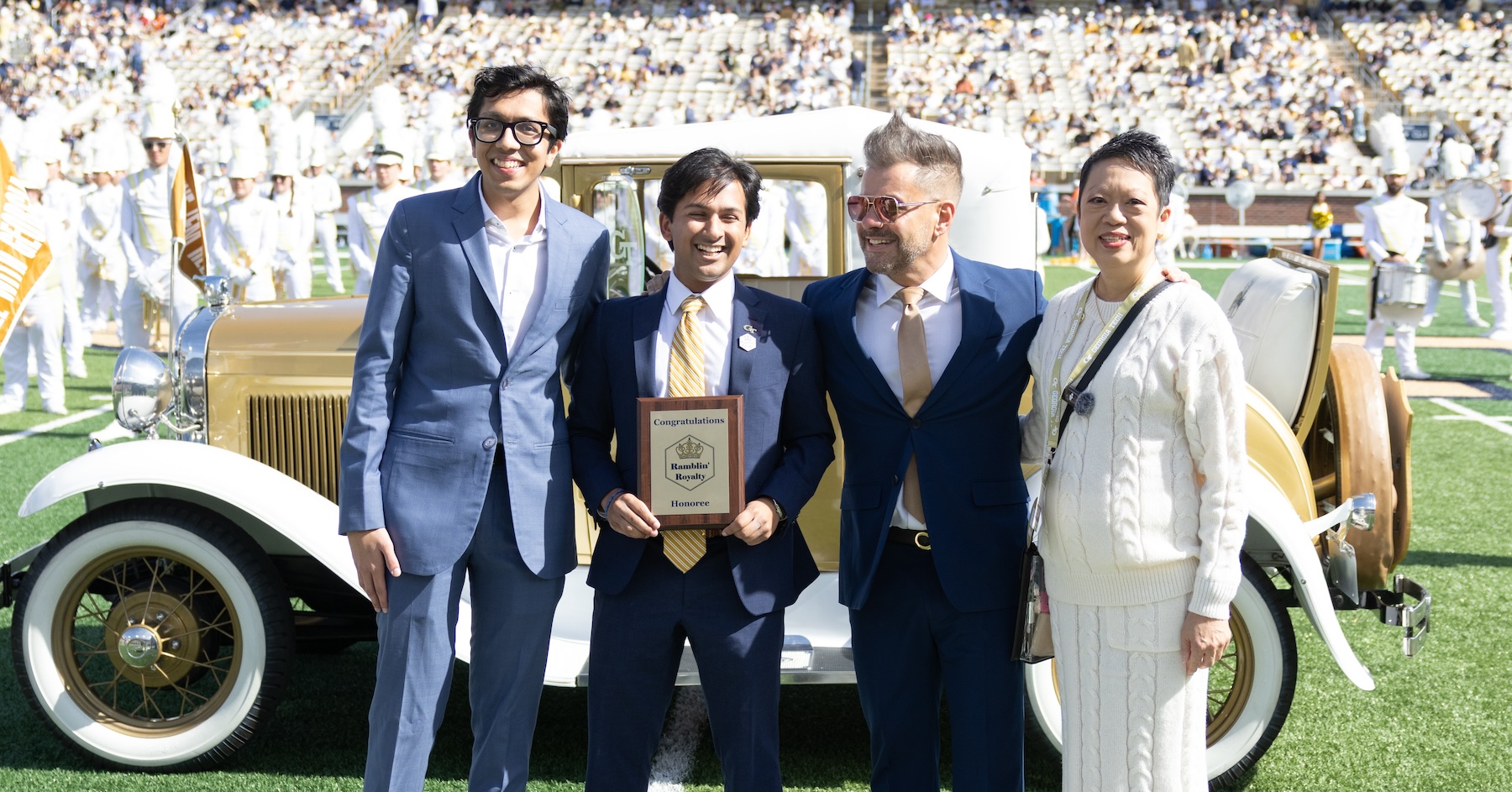 Rohan Datta on field